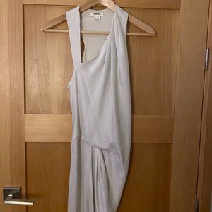 Helmut Lang silk asymmetrical dress
